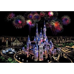 Kit Arte para Rascar: Castillo de los Sueños, 29.7x42cm | L'aura Bella