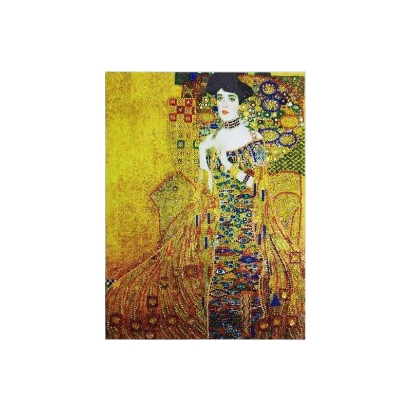 Diamond Painting: Madame Bauer, Klimt. 40 x 50 cm | L'aura Bella