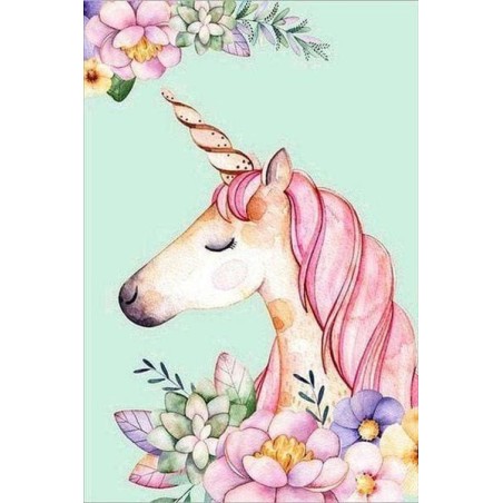 Diamond Painting: Unicornio. 40x50cm. Bastidor | L'aura Bella