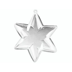 Estrella de plástico divisible. 9,5 cm. Knorr Prandell. Soportes, Plástico