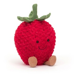Amuseable Strawberry, Fresa Feliz. Jellycat A2STR | L'aura Bella