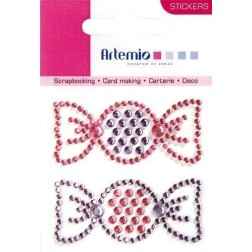 Pegatina caramelos brillantes. Artemio. Decoraciones, Pegatinas