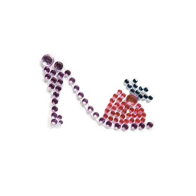 Pegatina zapato mujer brillante