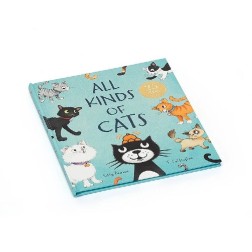 All Kinds of Cats, libro en inglés. Jellycat GLD6DDL | L'aura Bella