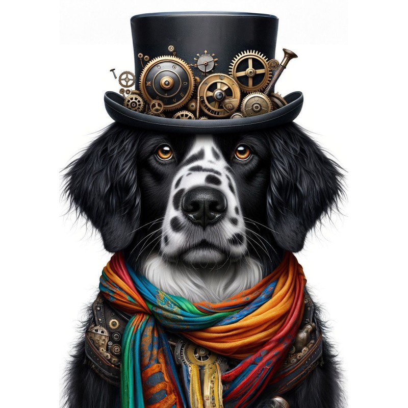 Diego Dog. Papel Decoupage Mint by Michelle. A1 | L'aura Bella