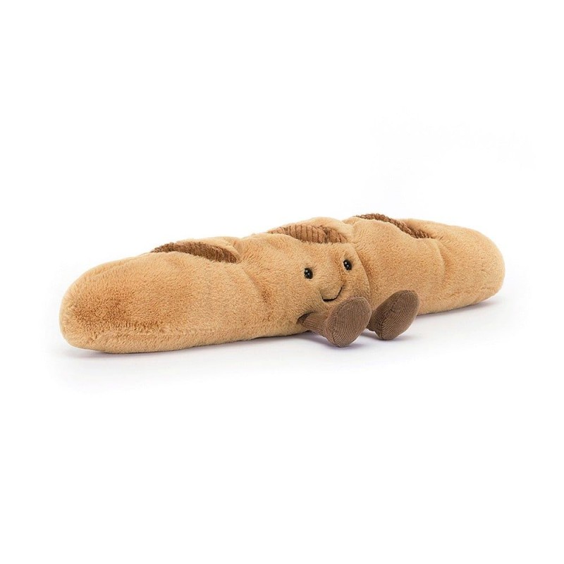 Amuseables Baguette (2023). Peluche Jellycat. A2BAGET | L'aura Bella