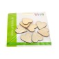 Silueta de madera. Corazones. 8 pcs