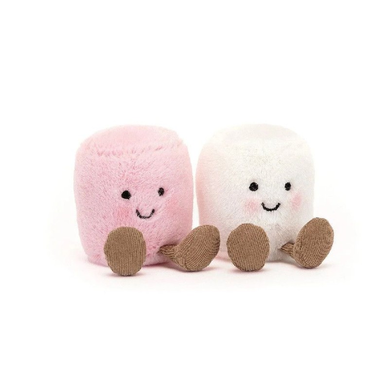 Amuseable Pink & White Marshmallows, Jellycat A6MPW | L'aura Bella