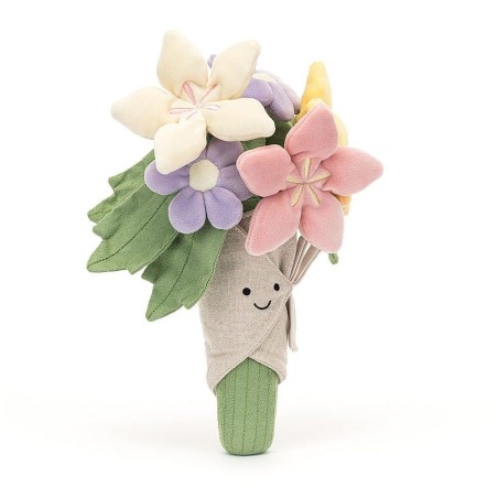 Amuseable Bouquet of flowers, Ramo de flores. Peluche Jellycat