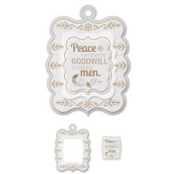 Cartel Paz. We R Memory Keepers. Decoraciones, Cajón de sastre