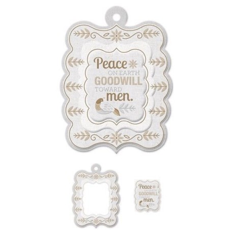 Cartel Paz. We R Memory Keepers. Decoraciones, Cajón de sastre