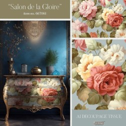 Salon De La Gloire. A1 Decoupage Paper Redesign 667061 | L'aura Bella