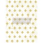 Fleur De Lis. Gold Transfer, calcomania REDESIGN DECOR TRANSFERS®