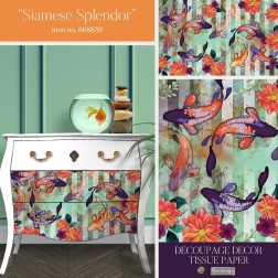 Siamese Splendor Decoupage Tissue Paper Redesign 668839 | L'aura Bella