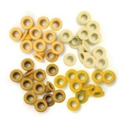 Eyelets. Ojales. 8mm. Amarillos. 60. We R Memory Keepers| L'aura Bella
