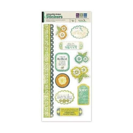 11 Adhesivos con relieve