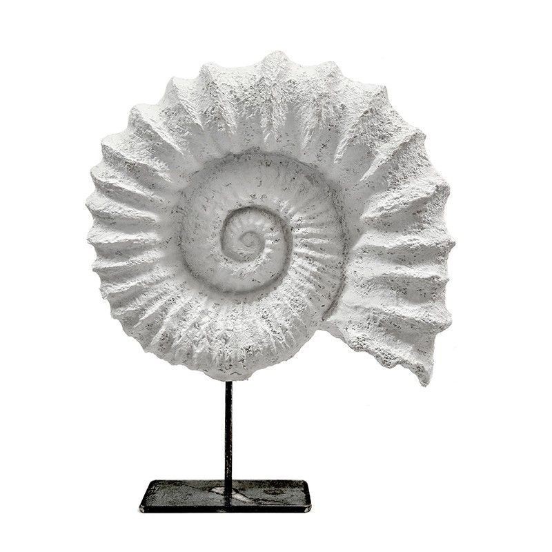 Caracola, amonite de resina poliuretano. Incluye Peana | L'aura Bella
