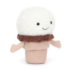 Amuseable Ice Cream Cone. Peluche Jellycat A6ICE | L'aura Bella