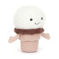 Amuseable Ice Cream Cone, Cono de helado feliz. Peluche Jellycat