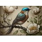 Sweet Bird in Blue. Papel Decoupage Mint by Michelle. A1
