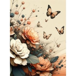 Peach OasisA1. Papel Decoupage Mint by Michelle | L'aura Bella