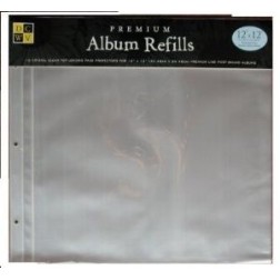 Fundas de plástico transparente 12" x 12" para scrap | L'aura Bella