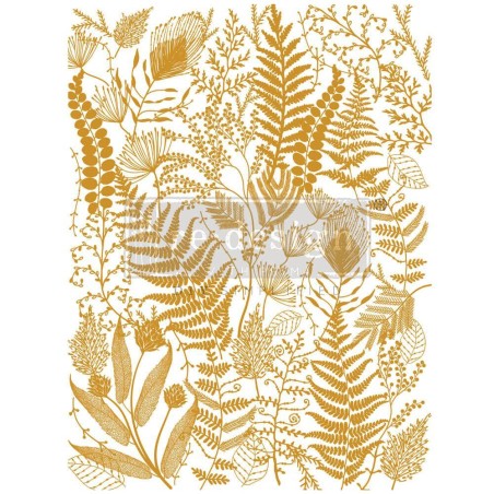 Foliage Finesse, Gold Foil KACHA REDESIGN TRANSFERS® | L'aura Bella
