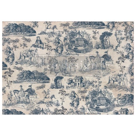 Toile de Jouy. Kacha A1 Decoupage Paper Redesign 669720 | L'aura Bella