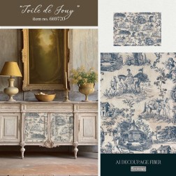 Toile de Jouy. Kacha A1 Decoupage Paper Redesign 669720 | L'aura Bella