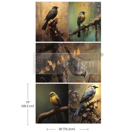 Avian Dreamscape Pack 3 Decoupage Paper Redesign 671808 | L'aura Bella