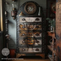 Gearspring Honeybee. A1 Decoupage Paper Redesign 673093 | L'aura Bella