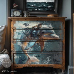 Gearfin, delfín. A1 Decoupage Paper Redesign 673154 | L'aura Bella