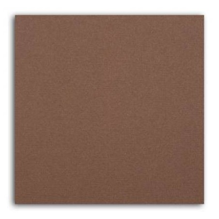 Papel básico scrapbooking. Marrón. Toga