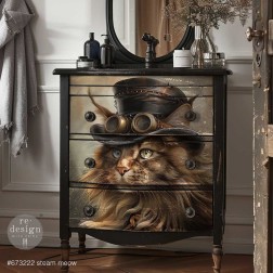 Steammeow, gato. A1 Decoupage Paper Redesign 673222 | L'aura Bella