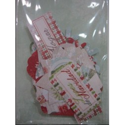 Die cuts. 31 pzs. Tema: Navidad. Español.. Toga. Decoraciones, Precortados