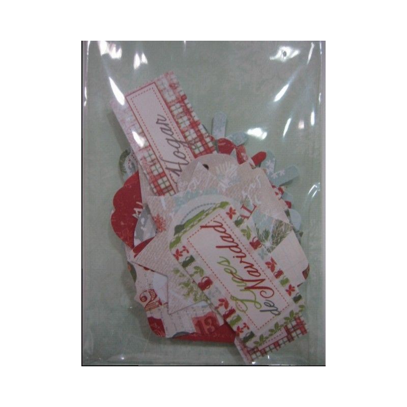 Die cuts. 31 pzs. Tema: Navidad. Español.. Toga. Decoraciones, Precortados