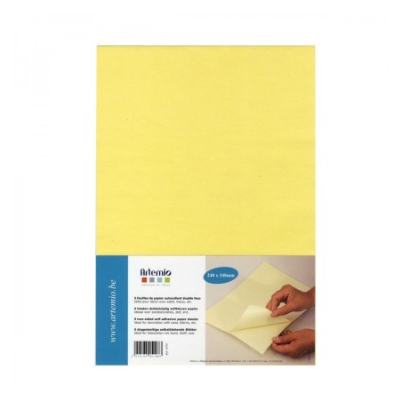 Papel adhesivo de doble cara. 24X34 cm. Artemio. Scrapbooking, Indispensables, Maquinaria