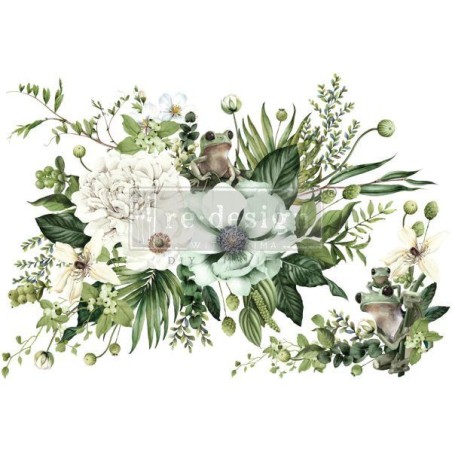 Froggy Meadow Greens REDESIGN DECOR TRANSFERS® 669539 | L'aura Bella