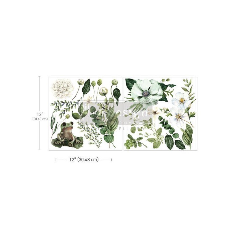 Froggy Meadow Greens. REDESIGN MAXI TRANSFERS® 669546| L'aura Bella