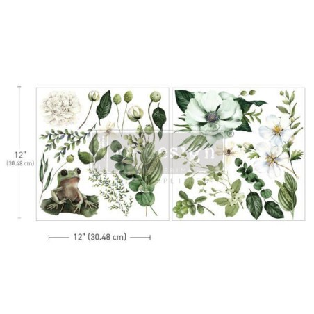 Froggy Meadow Greens. REDESIGN MAXI TRANSFERS® 669546| L'aura Bella