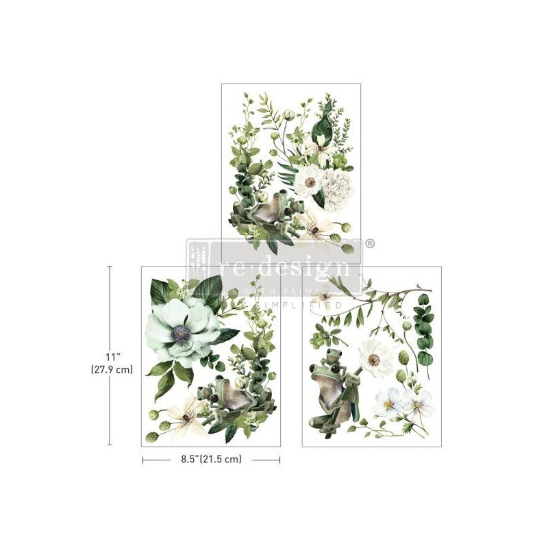 Froggy Meadow Greens. REDESIGN MIDDY DECOR TRANSFERS® | L'aura Bella