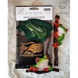 Froggy Meadow Greens. REDESIGN DECOR MOULDS® 669560 | L'aura Bella