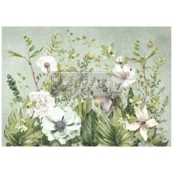 Froggy Meadow Greens. A1 Decoupage Paper Redesign 669584 | L'aura Bella