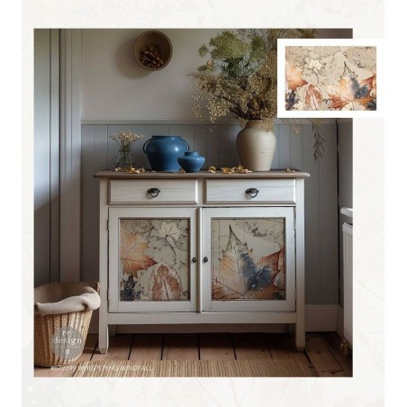 Whispering Windfall. A1 Decoupage Fiber Paper Redesign. Diseño Reversible