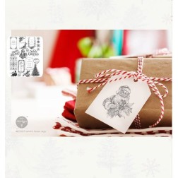 Santa's Helper Tags. DECOR CLEAR STAMP REDESIGN 670337 | L'aura Bella
