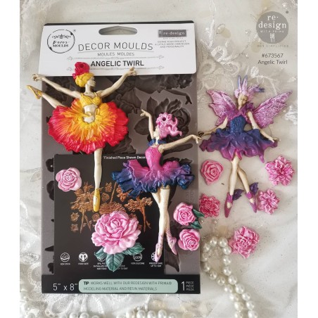 Angelic Twirl. Molde REDESIGN DECOR MOULDS®