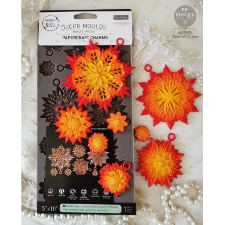 Papercraft Charms. Molde REDESIGN DECOR MOULDS®