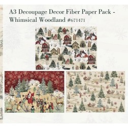 Whimsical Woodland. A3 Decoupage Paper Redesign 671471 | L'aura Bella