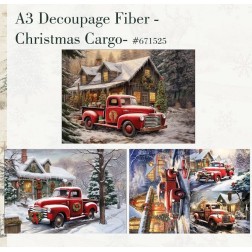 Christmas Cargo. A3 Decoupage Paper Redesign 671525 | L'aura Bella