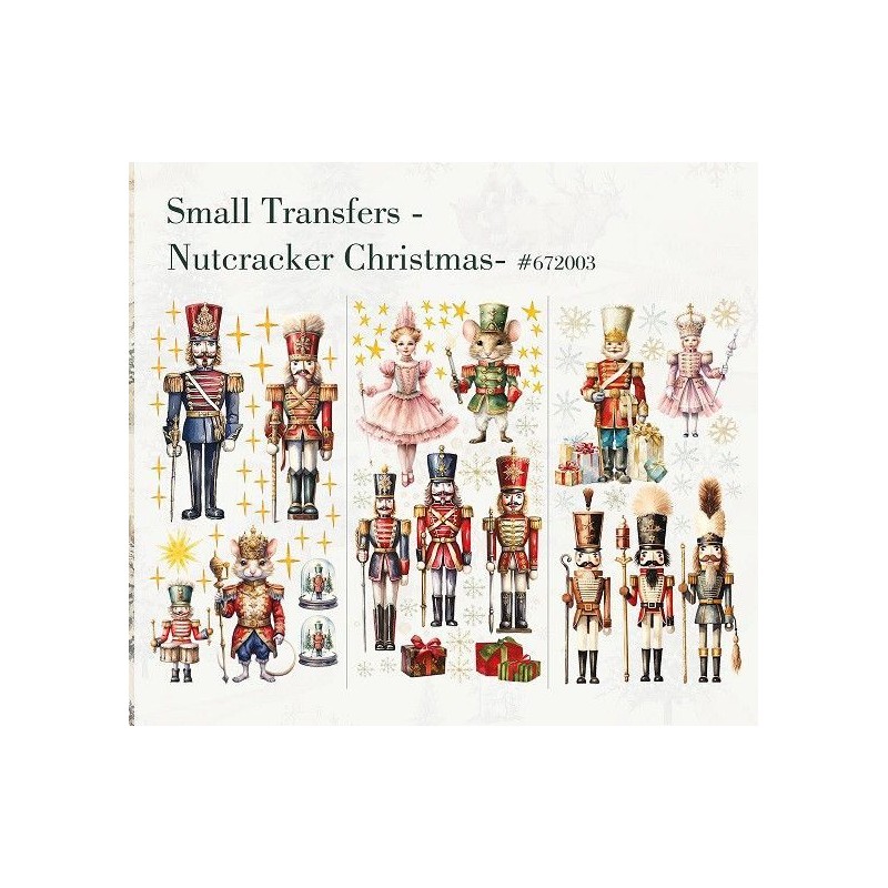 Nutcracker Christmas. REDESIGN SMALL TRANSFERS® 672003 | L'aura Bella